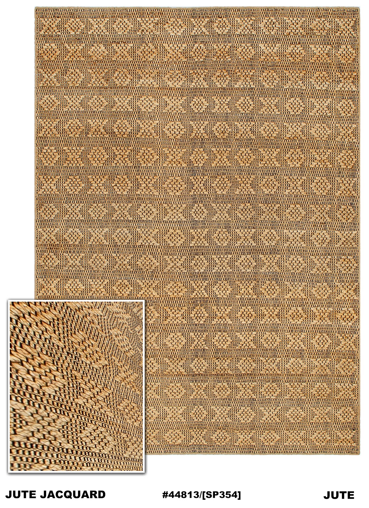 Jute rug 160x230 SP354
