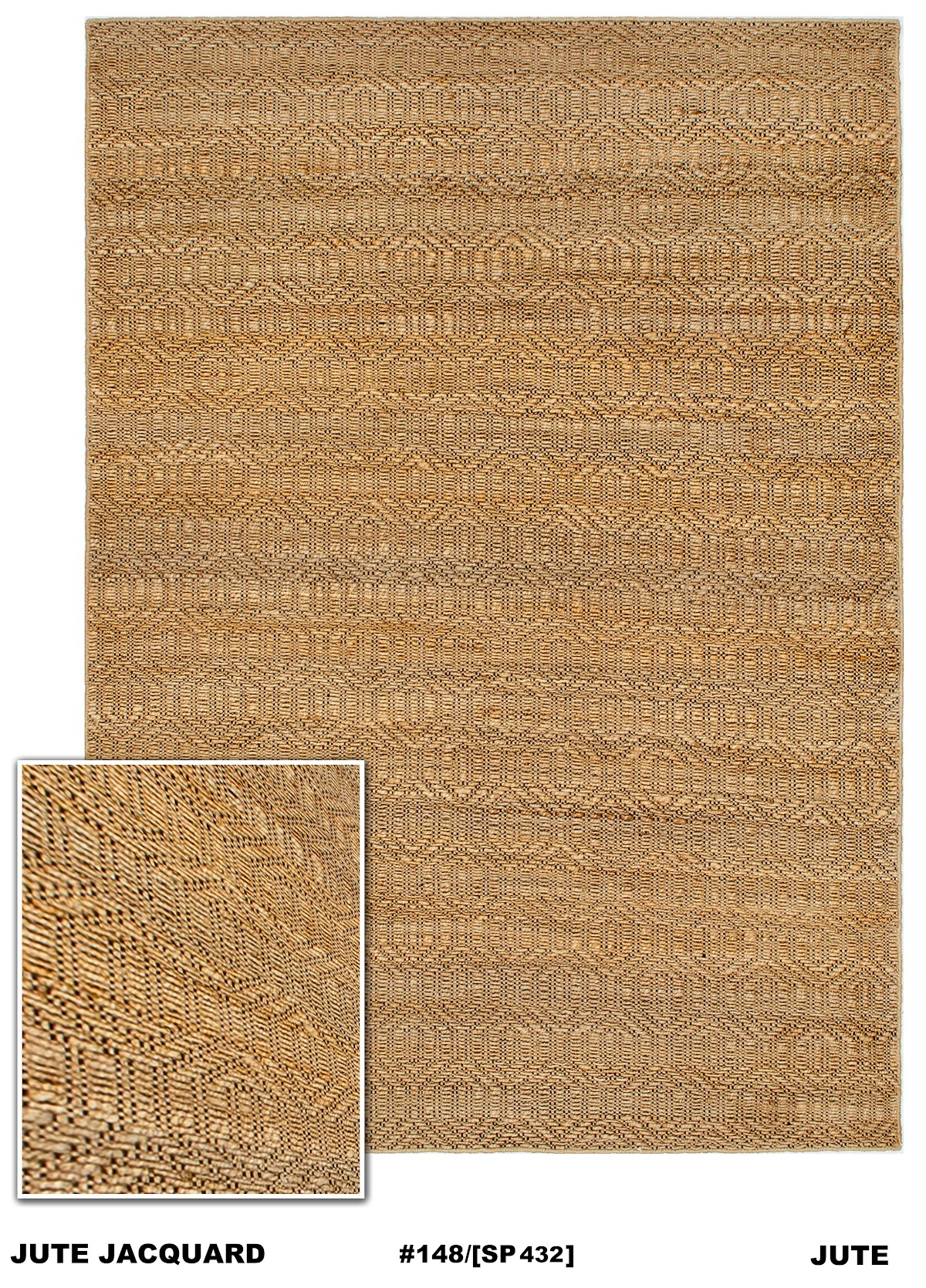 Jute rug 160x230 SP432