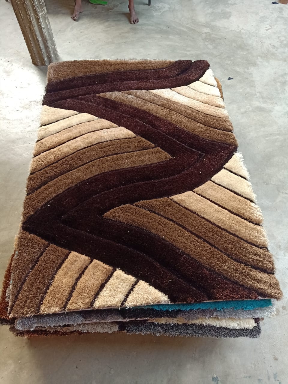 Table tuft shaggy rug 3