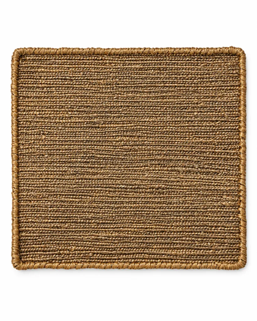 Geometric Hand Woven Rug in Wool & Cotton (Black & White)