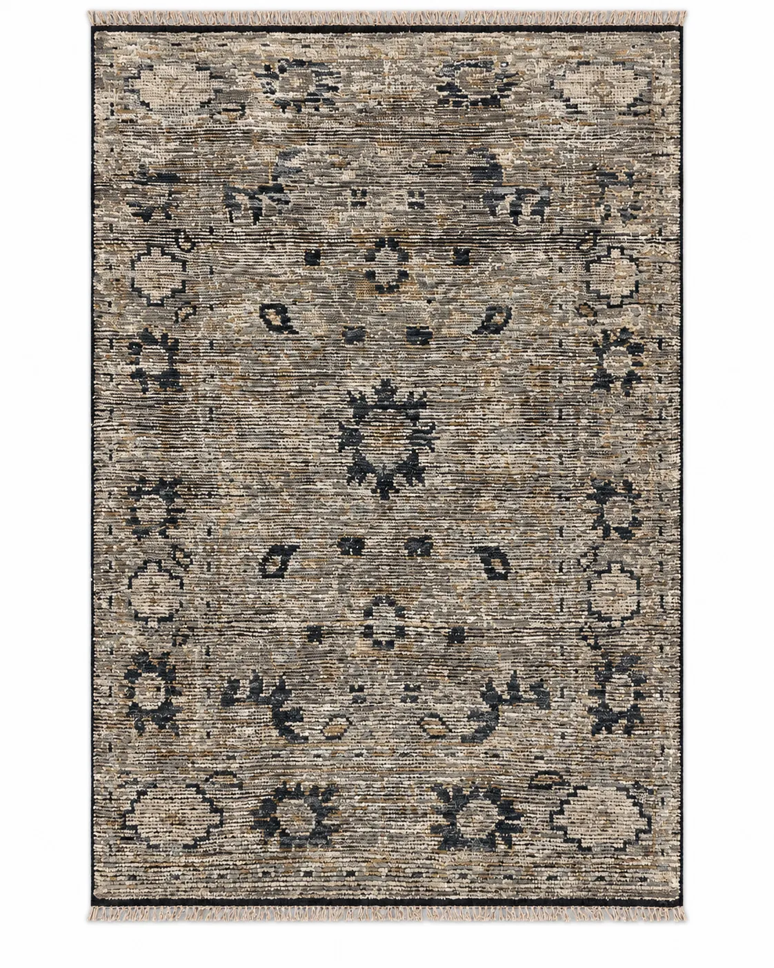 Floral Hand Tufted Rug in Wool (Multi)