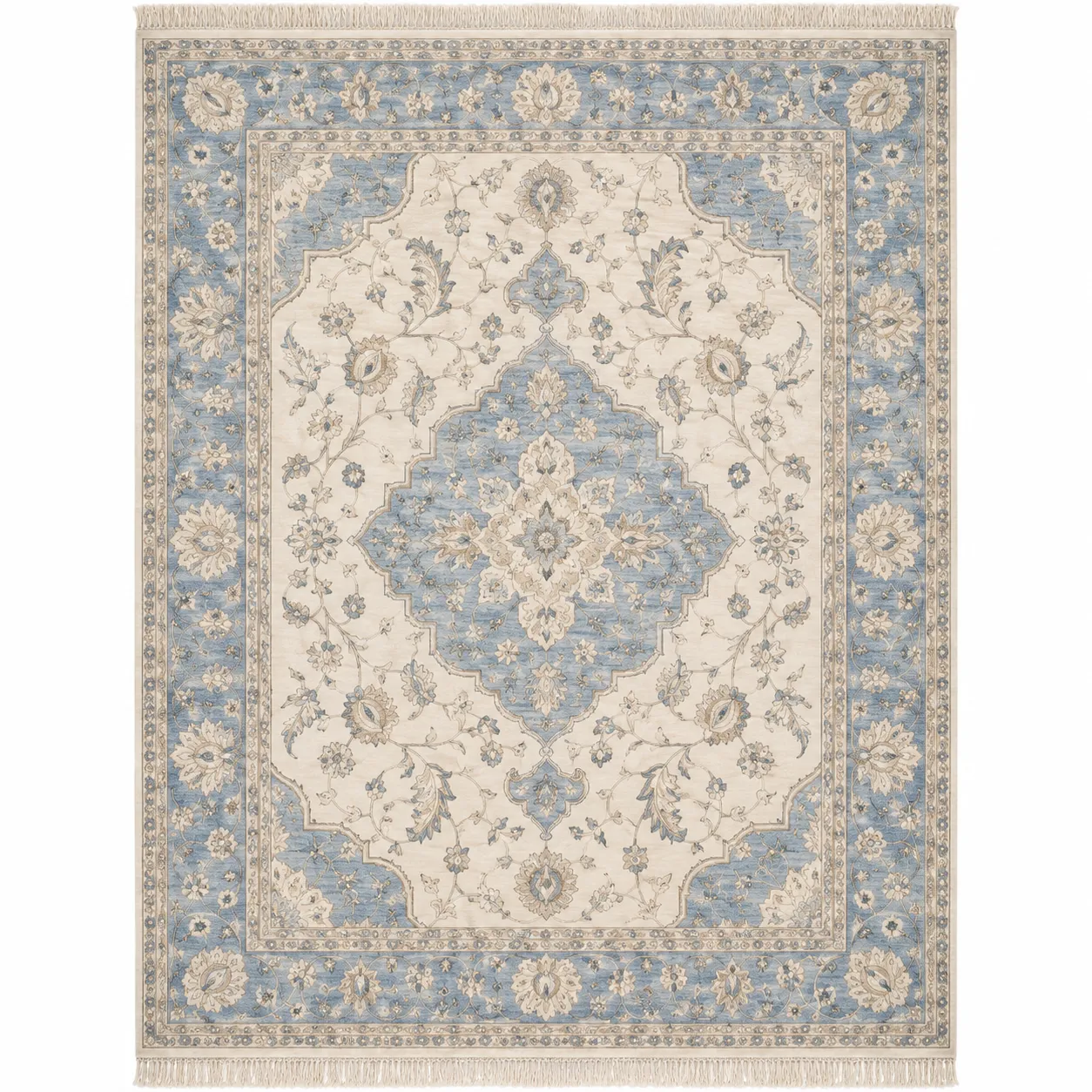 Oushak Muted Soft-Tone Anatolian Rug