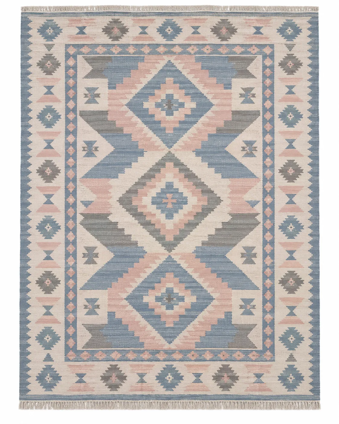 Antique Medallion Reversible Artisan Kilim