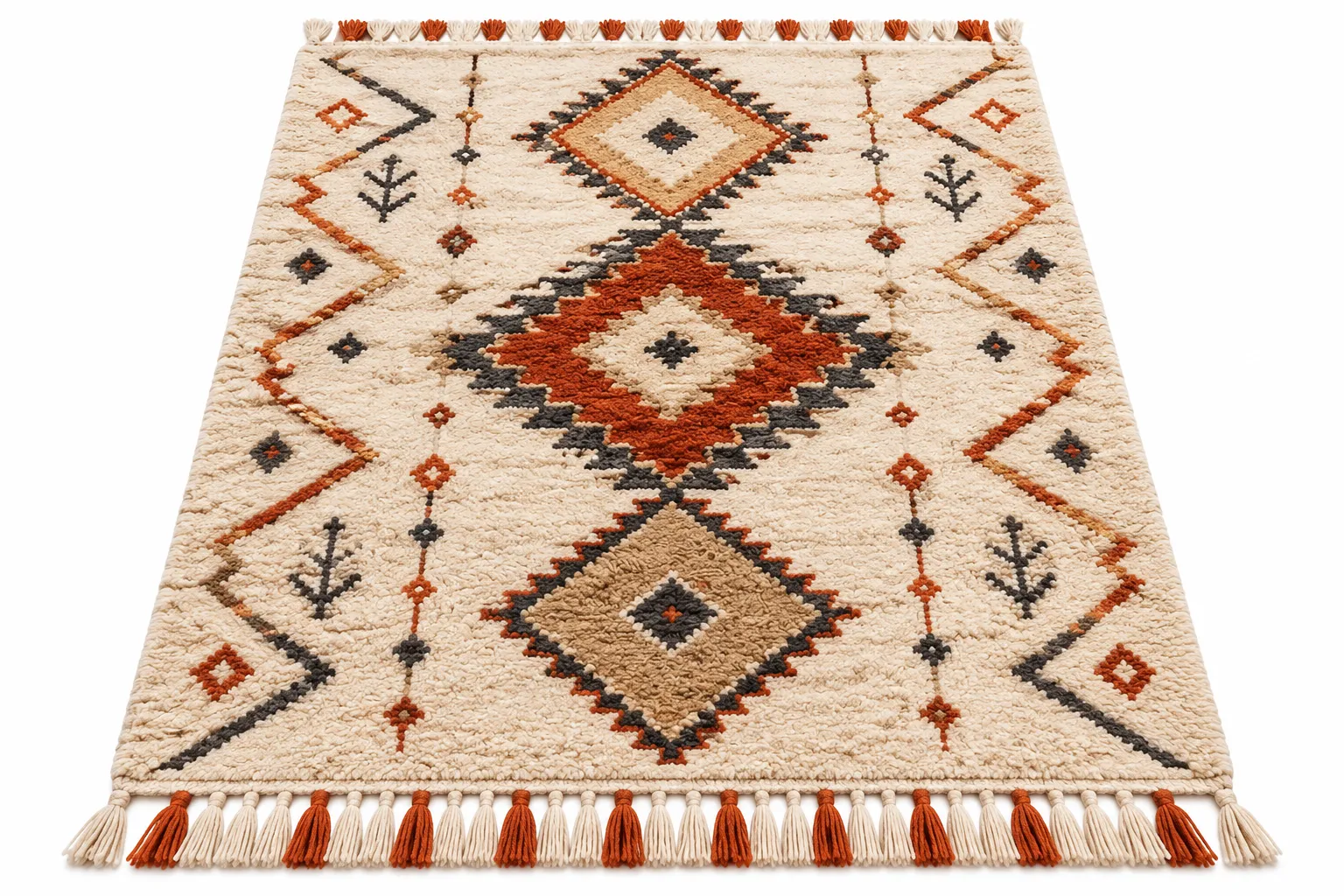 Boujad Free-Form Architectural Rug